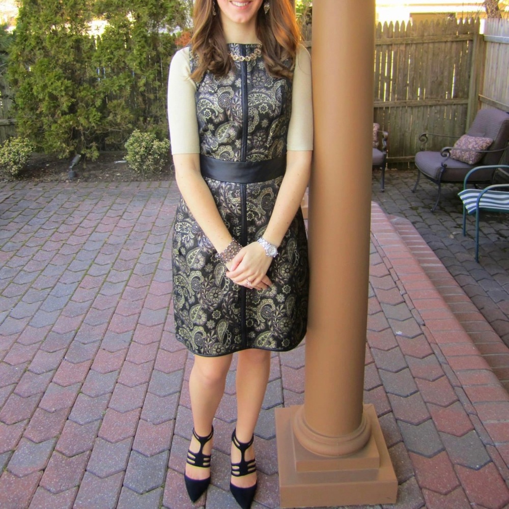RAOUL formal paisley dress
